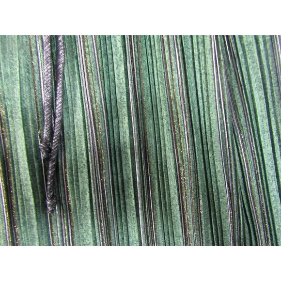 Sparrow Womens Green Pleat Striped Maxi Dress size S Work Casual Omis - Picture 7 of 7